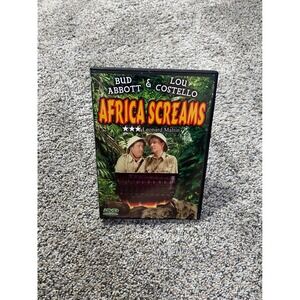 Abbott and Costello Africa Screams DVD 1949 Slapstick Comedy Movie Black White